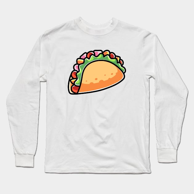 Taco Long Sleeve T-Shirt by rhmnabdlrzk